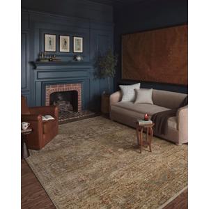 Loloi Magnolia Home by Joanna Gaines Junie Collection JUE-03 Spice/Multi 6'-7" x 9'-10", .38" Pile Height, Area Rug