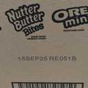 Nabisco Cookie Variety Pack, OREO Mini, Nutter Butter Bites, CHIPS AHOY! Mini, 10 Snack Packs, Best By: 15 SEP 2025