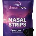 Nasal Strips for Deep Sleep - Lightweight Comfortable Nose Tape with Strong Easy-Grip Adhesive for Painless Removal - Hypoallergenic Latex-Free Nose Strips for Breathing & Snoring Relief (60 Count)