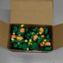 Hanaive 24 Pcs St Patricks Day Leprechaun Figurine Mini Leprechaun Toys PVC Miniature Irish Figurines Green Decor for St Patricks Day Party Hide and Seek Garden Table Decorations, 2.4 x 2.4 Inche