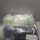 SUNROX Gel Memory Foam Chair Cushions, FadeShield Water-, Stain-Resistant Durable Reversible Seat Cushion Pads with Ties for Indoor/Outdoor Kitchen Dining Office 17"x16" Set of 4, Midnight