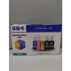 SB4 Compatible Ink Refill Bottles Sublimation Ink 520ml. ( 5 pack ), Expiration Date: 2026.09.24