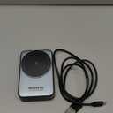 3 in 1 Charging Station for Multiple Devices Apple Compatible with Magsafe Charger Stand, 15W Foldable Cube Wireless Charger for 17/16/15/14/13/12 Series, Apple Watch, Airpod (Black)