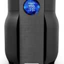 Shark BreatheClear Smart Air Purifier, HP162BK, Charcoal | For Living Room, Bedroom, Kitchen, Motion Sensing, HEPA-Exceeding in All Modes, No Filter Changes Up to 6 Years, Size: 750 sq. ft