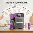 Slushie Machine for Home, 88 oz Slushy Machine, No Ice Needed Frozen Drink Maker with 6 Presets, Quiet, Auto-Clean, LED Display, Black, Perfect for Margaritas, Frappés, Milkshakes and More