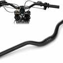 Electric Dirt Bike Handlebar for Surron Sur Ron Heighten 7/8" 22mm Handle Bar for Light Bee X/S LBX E-Ride Pro S SR SS 3.0 2.0 Talaria Sting XXX MX3 MX4 Taparia Motorcycle Black/4MM CNC
