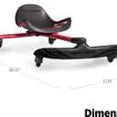 Radio Flyer Stingray Pro, for Ages 3-8, Hands Free, Foot Powered Ride On with 360-degree Caster Wheels, Adjustable Seat with Integrated Handles, Solid Steel Frame, Padded Seat, Kids Ride On Toys
