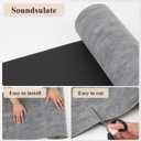 Frienda 1.33 x 25 ft Mass Loaded Vinyl Soundproofing 1lb, Mlv Soundproofing for Sound Absorber, 2mm Thick, Anti Vibration Deadening Material