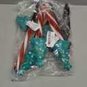 Christmas Solar Lawn Light Outdoor Decor,8 Modes Christmas elk Candy Lights Waterproof Led Garden Stake Lights for Walkway Yard Lawn Porch Holiday, 5Pcs Pathway Lights (Christmas Tree)