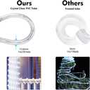 Brizled 18ft 216 LED Rope Lights, 120V ETL Listed Plugin Rope Lights Connectable Daylight White Indoor Outdoor Rope Lights Flexible LED Tube Lights for Holiday, Garden, Yard, Corridor and Patio Decor