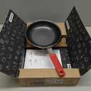 Tramontina Professional 8-Inch Non Stick Small Frying Pan, Heavy-Gauge Aluminum Skillet with Reinforced Nonstick Coating, Red Handle, Dishwasher and Oven Safe