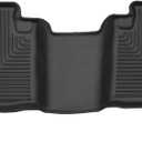 Husky Liners X-act Contour Floor Mats | Fits 2005-2023 Toyota Tacoma, Double Cab | 2nd Row, 1-pc Black - 53801
