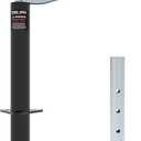 A Frame Trailer Jack with Drop Leg, 15" Vertical Travel, 2000 lbs, for RV, Trailer and More