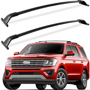 220lbs Roof Racks Cross Bars Fit for Ford Expedition/Max 2018-2025 & Lincoln Navigator 2018-2024,Heavy Duty Aluminum Roof Rails Crossbars Cargo Carrier Luggage(not for 2025 Lincoln Navigator) (black)