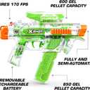 XSHOT Hyper Glow NightStrike Blaster (5,000) Pellets by ZURU, Motorized Blaster Outdoor Toy for Boys and Girls, Teens and Adults Aged 14+, Medium