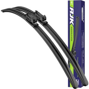 AJK Front Windshield Wipers for BMW 3 Series 330i 330e M340i 2019 2020 2021 2022 2023 2024 2025, 2 Piece All Weather OEM Quality Automotive Replacement Wiper Blades for My Car