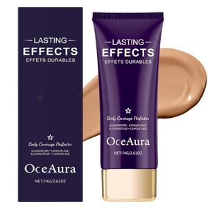 All Over Complexion Perfector, Body Coverage Perfector, Tattoo Cover Up Makeup Waterproof, Transfer-Resistant Body Makeup, 7.4 g 2.61 Oz (natural color)
