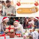 Mini Bowling Game Set, Funny White Elephant Gifts for Kids & Adults, Desk Games Stress Relievers for Adults, Kids Bowling Set for Educational Early Development, Wooden Casual Mini Bowling Ball