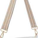 2 x FANGSUN Clear Bag for Stadium Events, Clear Purses for Women, Transparent Crossbody Stadium Bag for Concert, Sport (Beige Herringbone)