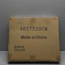 Dog Gate, SHYUJAJIE Adjustable Extra Wide Short Dog Gate,Small Pet Gate with 4 Extension Kits, Pressure Mounted for Doorways & Stairs (White, 18-48" W*14" H)