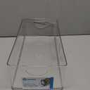 iDesign Stackable Clear Plastic Extra Long Storage Bin, Organizer for Kitchen Cabinet or Pantry