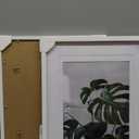 Egofine 16x20 Solid Wood Poster Frame Matted for 11x14 and 12x16 White - Acrylic Plexiglass Front for Wall Mounting Hanging Picture Frame Vertically or Horizontally, Set of 2