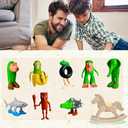 Tralalero Tralala Action Figure,Tung Tung Tung Sahur, BRR BRR Patapim,Collectible Animals Figurine Doll Gifts for Fans (Pack of 8)