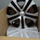 Hubcap Replacement for Toyota Rav4 2013, 2014, 2015, 2016, 2017, 2018, 17-inch Heavy Duty Premium Quality, Silver and Black, Set of 4