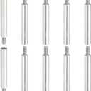 PATIKIL 10 Pcs M3x40+6mm Stainless Steel Standoff Extension Posts Screws,Metric Male Female Thread Adapters Spacer for PCB,Quadcopter Drone,Computer & Circuit Board Assortment Kit