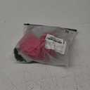 Verdusa Women's 4pack Frill Trim Satin Underwear Briefs Panty Set (X-Large, Black/Grey/Pink/Red)