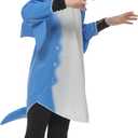 Spooktacular Creations Halloween Shark Costume Kids, Shark Boy Costume Gray Blue with Fin Tail for Halloween Dress Up Party (Medium (8-10 yrs))