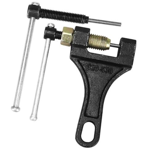 Chain Breaker Tool for Go Kart Scooter Bicycle Universal Motorcycle ATV Mini Bike Dirt Bike，Removable Roller Chain for 420-530