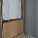 AAAAAcessories D-Shaped Chair Cushions, 2" Thick Dining Chair Pads with Ties and Removable, Machine-Washable Cover, 17" x 16", Set of 4, Brown