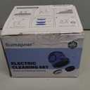 Sumapner 3 in 1 Electric Ice Scraper for Car Windshield, 2 * 2200mAh Batteries Cordless Handheld Ice Scrapers, Rotating Disc Snow Scraper No Scratch, Window Snow Frost Remover, Resist -4F(-20C