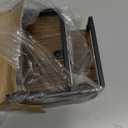 Meangood Floating Shelves Wall Mounted Set of 2, Rustic Wood Wall Storage Shelves for Bedroom,Living Room,Bathroom, Kitchen Brown (Walnut)