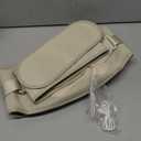 Cordless Heating Pad with Massager for Back Pain Relief: MAXwarm 4.0, Portable Heated Back Brace with Lumbar Support for Sciatica, Large 8000mAh Battery, for Women Men 70" (Beige)