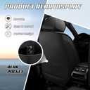 Car Seat Covers Fit for Ford transit-250 2000-2026, Stylish Sport Seat Covers, Waterproof Wear-Resistant Premium Nappa Leather Car Seat Cover.(2 Pcs Front/Black)