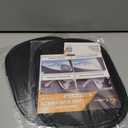 2 x EcoNour Miniature Static Cling Window Shade for Car Sun Visor (2 Pack) | Windshield Sun Shade Static Cling for Driving Glare Shield | Cling Car Shade for Windshield | Sun Glare Protection Accessories