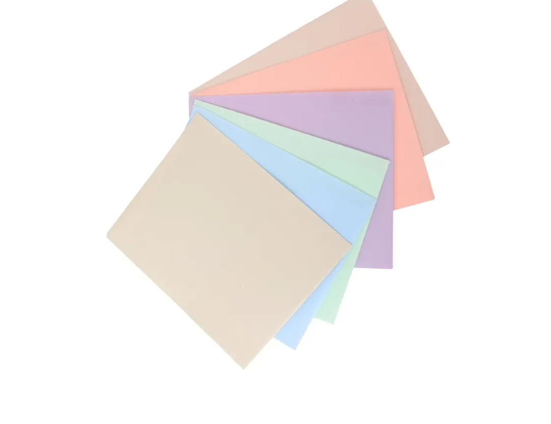 4 pcs Macaron Color Folder File Folders Double Pocket Folders Business Card Holder Folders Business Folder Plastic Document Organizer Plastic File Organizer Document Folder Pp