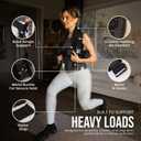 8-in-1 Premium Kit Hybrid Dip & Hip Thrust Belt  Heavy Duty Glute Workout Belt with Back Strap Support  1600lb Capacity  1 Padded for Dumbbell, Kettlebell, Plates, Booty, Squat, Core Training