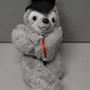 Hollowfly 2026 Graduation Gifts Plush Bear 10 Inch Stuffed Animal Signature for Class of 2026 Graduation Congratulations Bear with Cap Plushies for Students(Sloth)