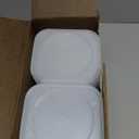 50 Pack 12 oz Tamper Proof Clear Deli Containers with Lid Disposable Square Plastic Deli Sandwich Tiramisu Airtight Meal Container for Refrigerator Dishwasher Microwave Take out Kitchen