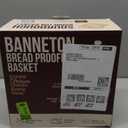 Superbaking 2 pcs Banneton Bread Proofing Basket, 9" SplinterFree Round Rattan Bread Basket with Liners, Sourdough Starter Kit, Sourdough Bread Baking Supplies & Sourdough Kit, Bread Making Tools