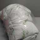 Ultra Soft Full Size Mattress Topper - Viscose Made from Bamboo Pillow Top Mattress Pad for Back Pain Relief - Naturally Cooling for Hot Sleepers, Green