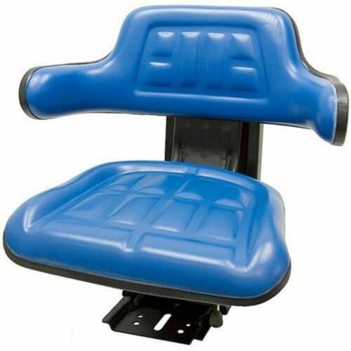 Blue Universal Adjustable Tractor Suspension Seat for Ford/New Holland 1020 1530 2020 2030 2040 2155 2130 2140 3040 3900 3930 3910 5000 5100 5600 5610 5900 5910 Shock Absorbing Alloy Steel+PVC