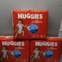 Huggies Size 2 Diapers, Little Snugglers Baby Diapers, Size 2 (12-18 lbs), 186 Count (3 Packs of 62)