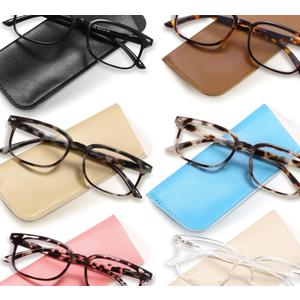 NOVIVON 6 Pack Reading Glasses for Women, Reading glasses men, Blue Light Blocking Readers, Computer eye glasses, Cheaters