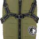 Jinpet Dog Coat with Harness Winter Dog Coat Fleece Dog Jacket Waterproof Dog Coat Zipper Dog Jacket Puppy Coat Small Dog Clothes Dog Coat with Reflective Harness for Smal Medium Large Dogs