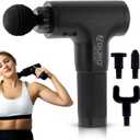 Aduro Percussion Massage Gun Deep Tissue Muscle Massage Gun Handheld, Elite Recovery Electric Hand Held Therapy Massager Gun Perfect for Athletes Full Body, Back, Neck, Shoulder Pain Relief (Black) 
