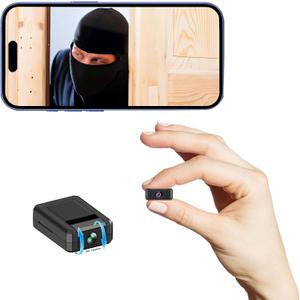 Hidden Spy Camera, 4K HD Wireless Mini Small Camera, Tiny Indoor Security Cameras with Night Vision, APP Control Nanny Cam for Home, Office, Baby, Pet Monitoring